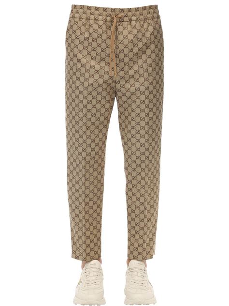 pantaloni gucci uomo con logo g|Pantaloni GUCCI Uomo .